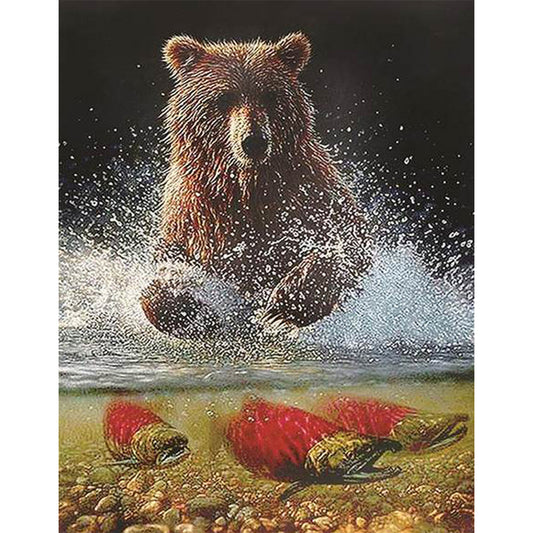 Redfish In Water - Full Round Drill Diamond Painting 30*40CM