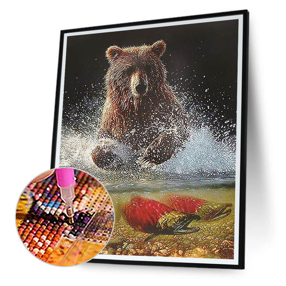 Redfish In Water - Full Round Drill Diamond Painting 30*40CM