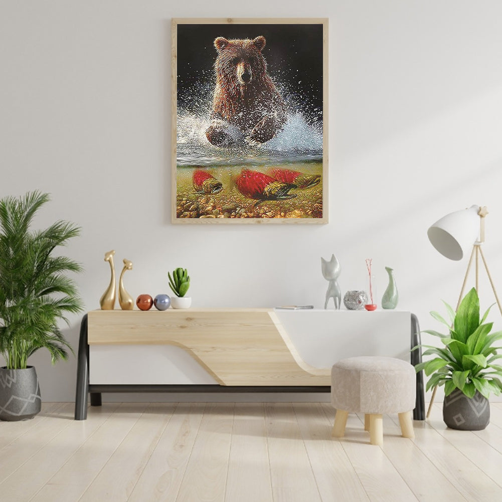 Redfish In Water - Full Round Drill Diamond Painting 30*40CM