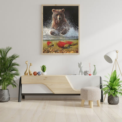 Redfish In Water - Full Round Drill Diamond Painting 30*40CM