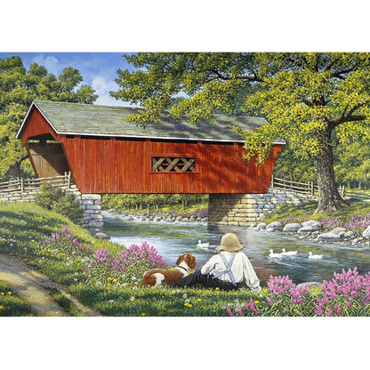 Village House - Full Square Drill Diamond Painting 40*30CM