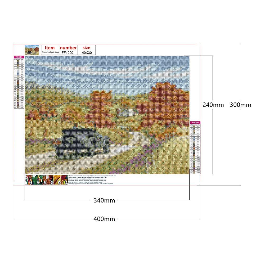 Village House - Full Square Drill Diamond Painting 40*30CM