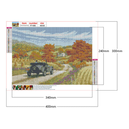 Village House - Full Square Drill Diamond Painting 40*30CM