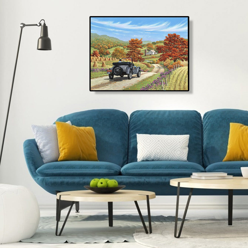 Village House - Full Square Drill Diamond Painting 40*30CM