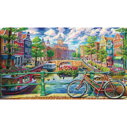 Village House - Full Square Drill Diamond Painting 50*30CM