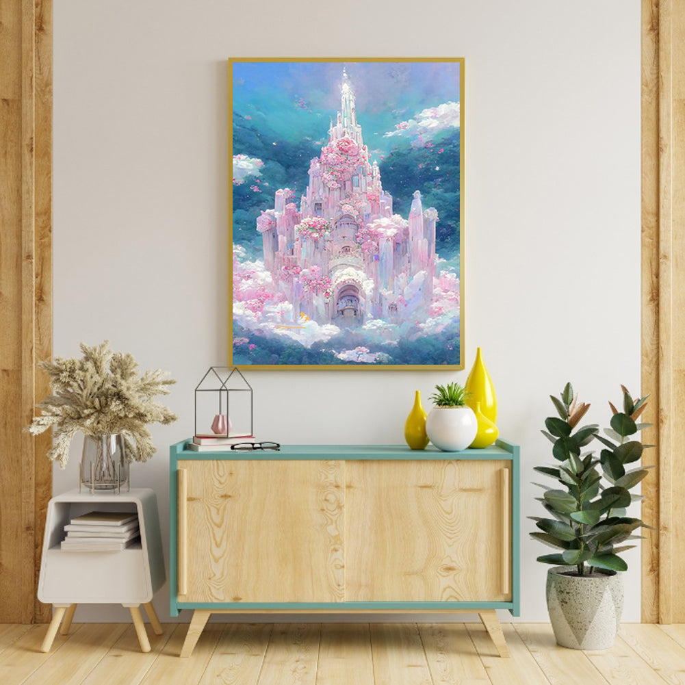 Castle View - Full Round Drill Diamond Painting 30*40CM