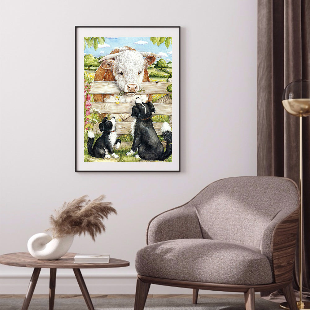 The Cow - Full Round Drill Diamond Painting 30*40CM