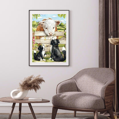 The Cow - Full Round Drill Diamond Painting 30*40CM