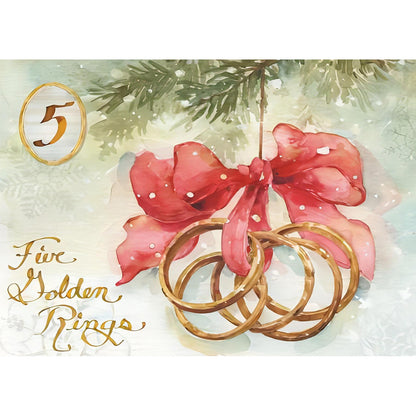 Winter Lakeside Bow - Full Round Drill Diamond Painting 40*30CM