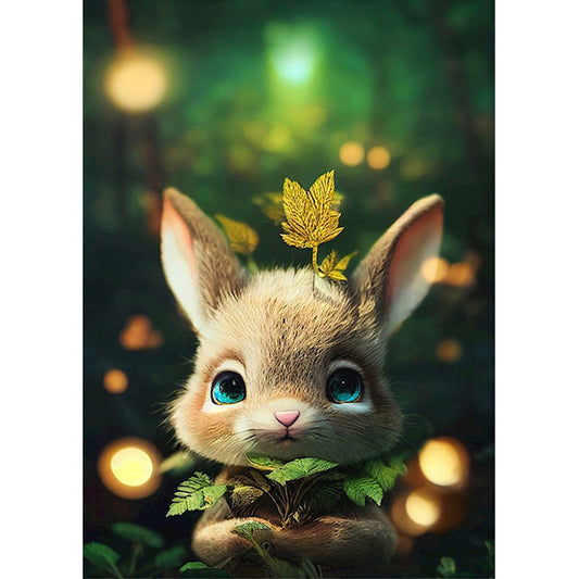 Rabbit - Full Round Drill Diamond Painting 30*40CM