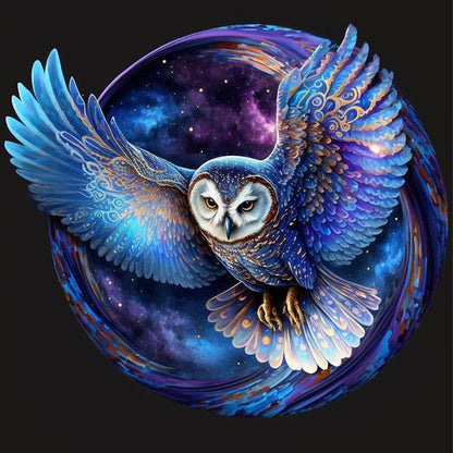 Star Owl - Full Round Drill Diamond Painting 30*30CM