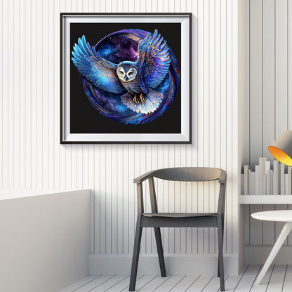 Star Owl - Full Round Drill Diamond Painting 30*30CM