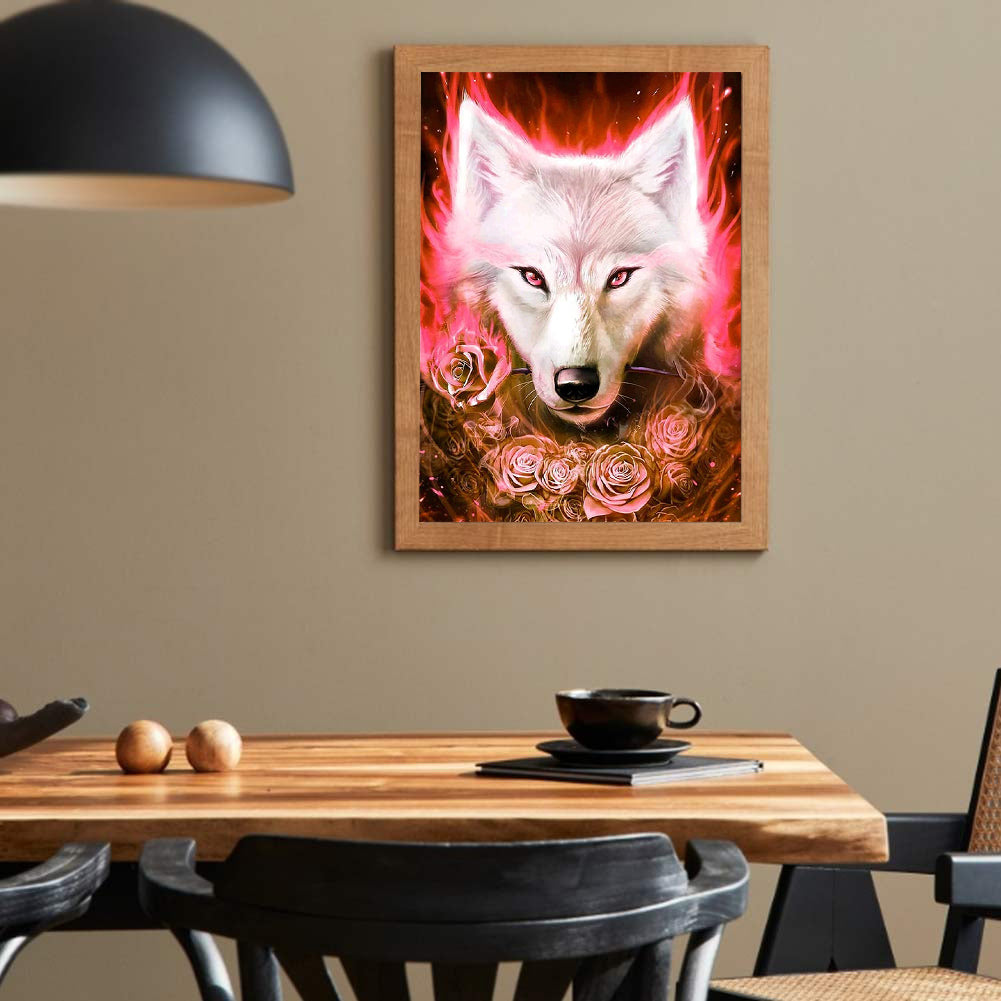 Wolf - Full Round Drill Diamond Painting 30*40CM