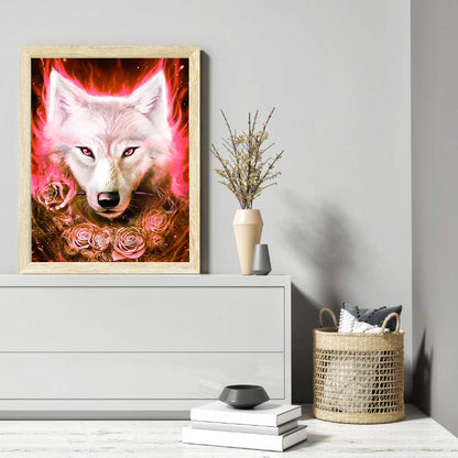 Wolf - Full Round Drill Diamond Painting 30*40CM