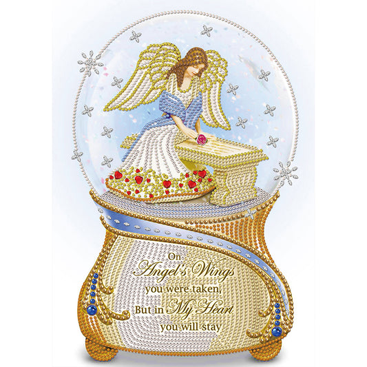 Angel Crystal Ball - Special Shaped Drill Diamond Painting 30*40CM