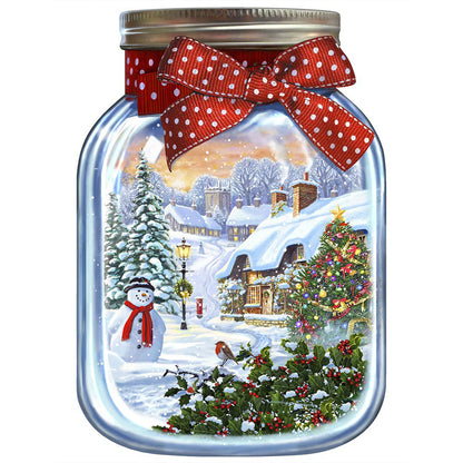 Christmas In A Bottle - Full Round Drill Diamond Painting 40*50CM