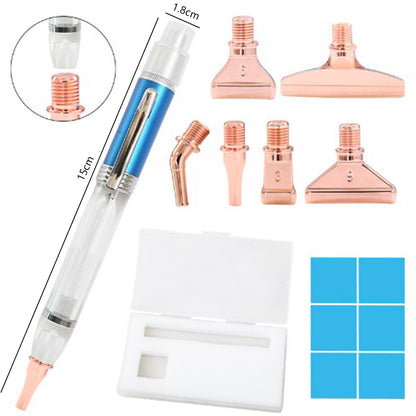 DIY Diamonds Painting Pen Set Handmade LED Glowing Rhinestones Pen Tools Set