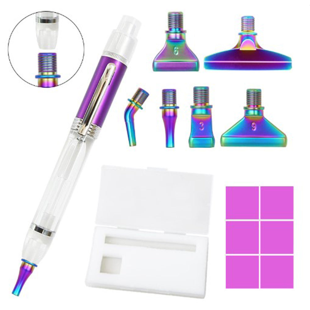 DIY Diamonds Painting Pen Set Handmade LED Glowing Rhinestones Pen Tools Set