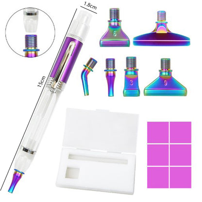 DIY Diamonds Painting Pen Set Handmade LED Glowing Rhinestones Pen Tools Set