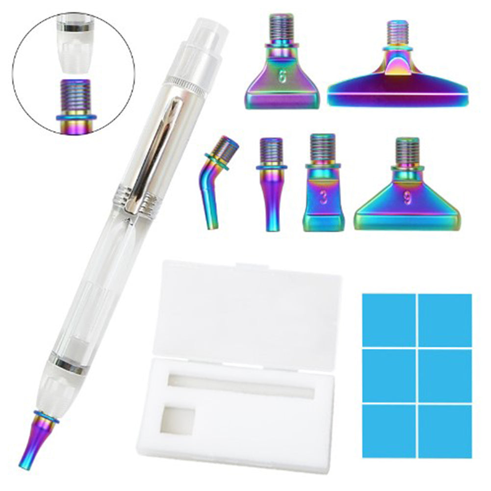 DIY Diamonds Painting Pen Set Handmade LED Glowing Rhinestones Pen Tools Set