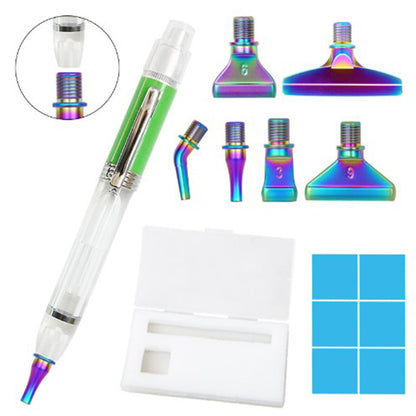 DIY Diamonds Painting Pen Set Handmade LED Glowing Rhinestones Pen Tools Set