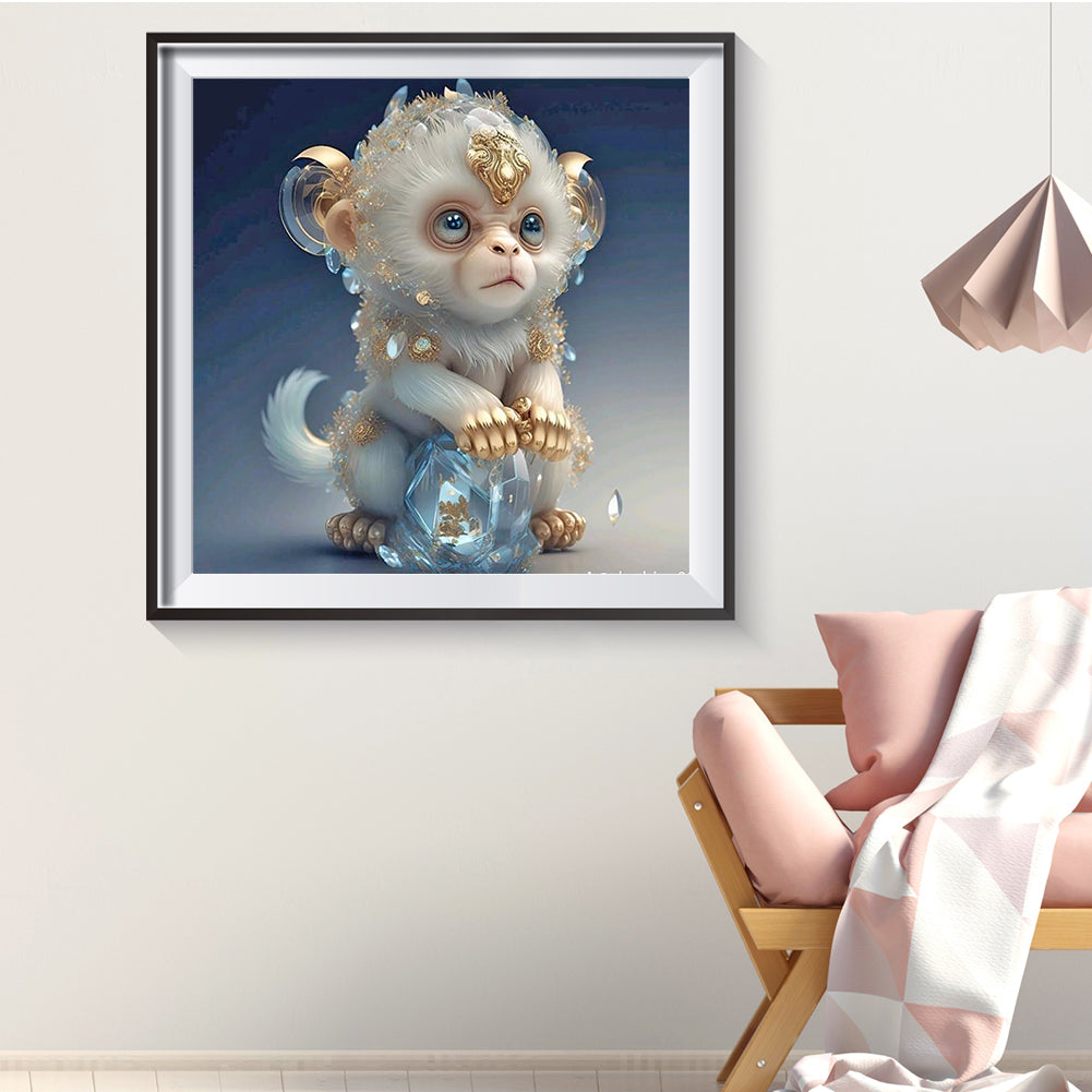 Zodiac Monkey - Full Round Drill Diamond Painting 30*30CM