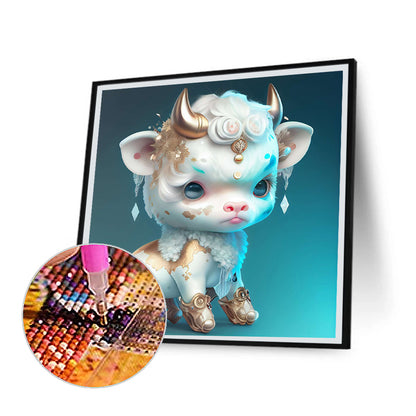 Zodiac Ox - Full Round Drill Diamond Painting 30*30CM