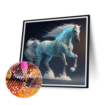 Zodiac Horse - Full Round Drill Diamond Painting 30*30CM