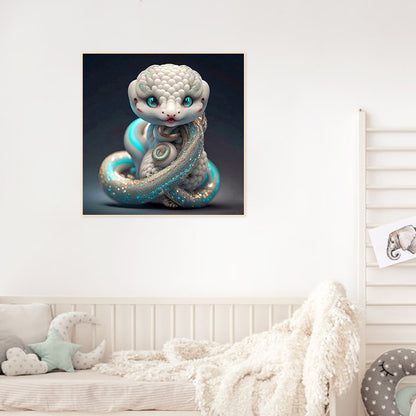 Zodiac Snake - Full Round Drill Diamond Painting 30*30CM