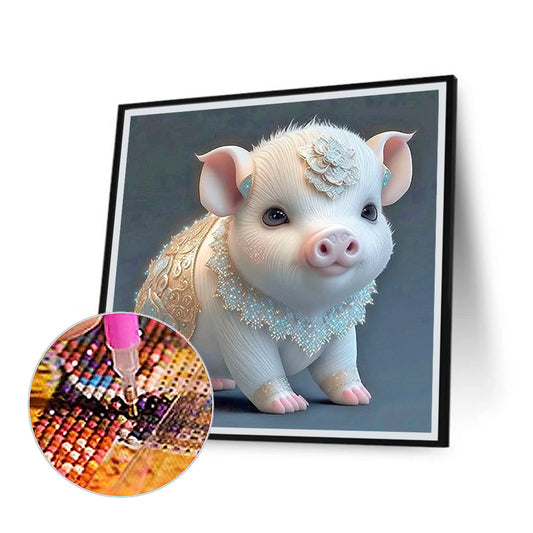 Zodiac Pig - Full Round Drill Diamond Painting 30*30CM