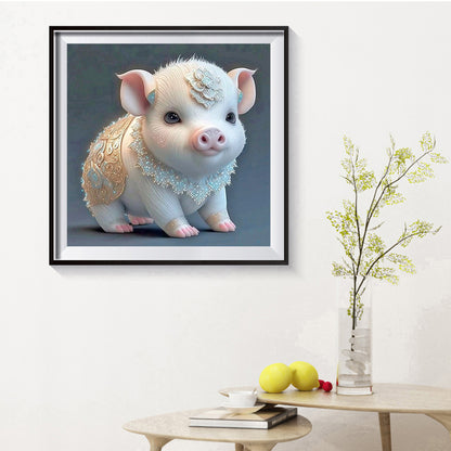 Zodiac Pig - Full Round Drill Diamond Painting 30*30CM
