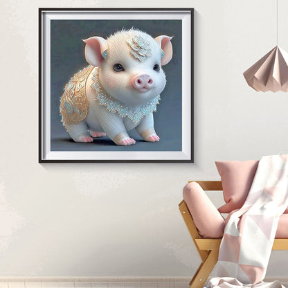 Zodiac Pig - Full Round Drill Diamond Painting 30*30CM