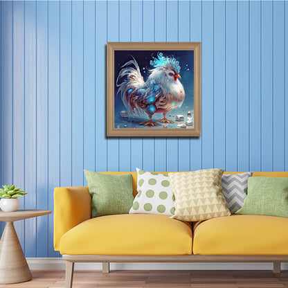 Zodiac Chicken - Full Round Drill Diamond Painting 30*30CM