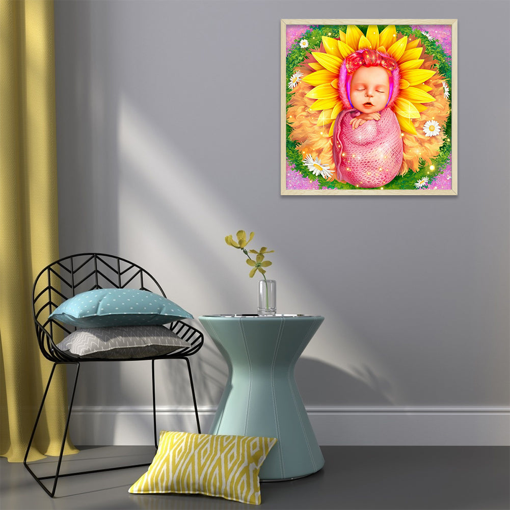 Cute Baby - Full Round Drill Diamond Painting 30*30CM