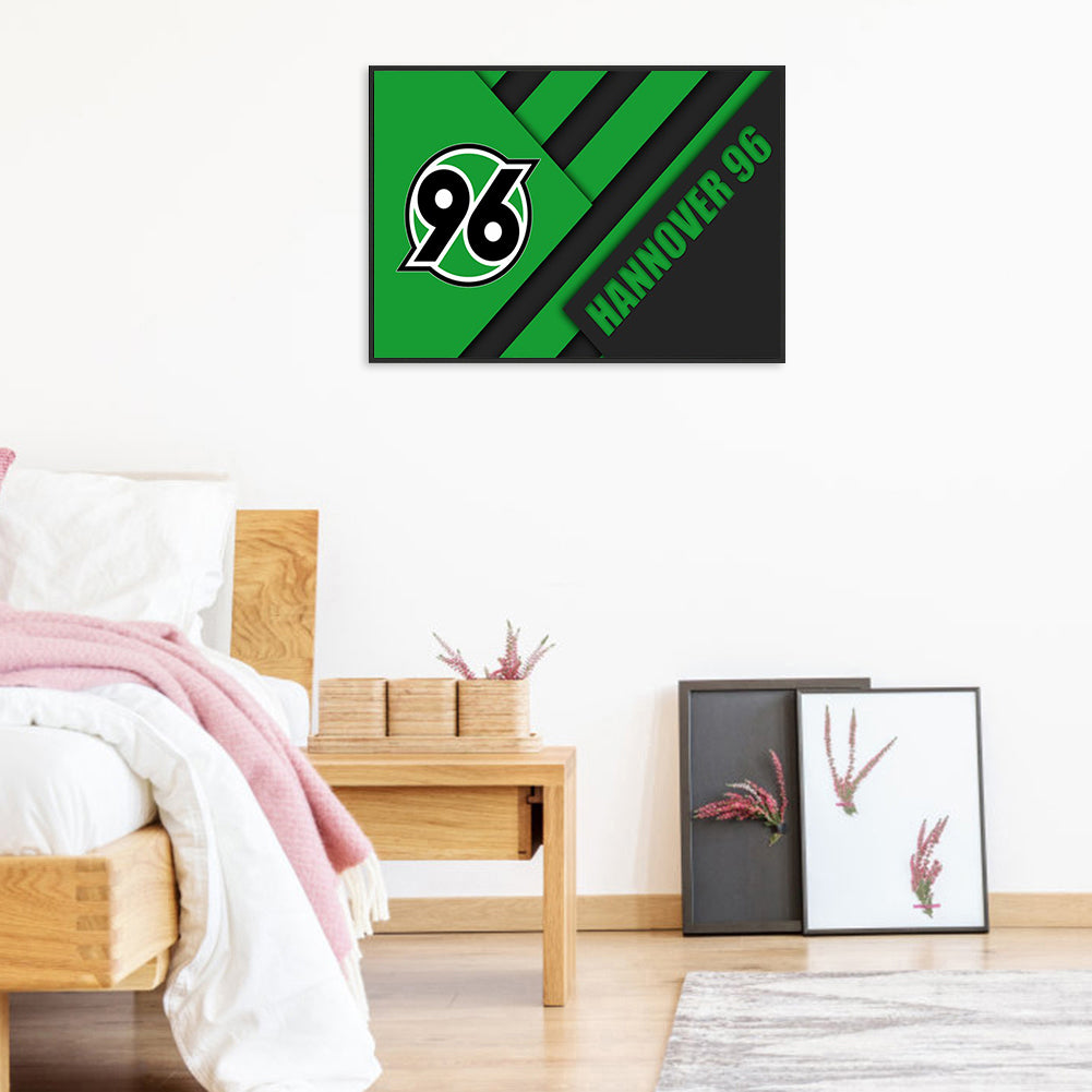 Hannover Football Club - Full Round Drill Diamond Painting 40*30CM