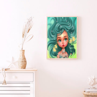 Pisces - Full Round Drill Diamond Painting 30*40CM