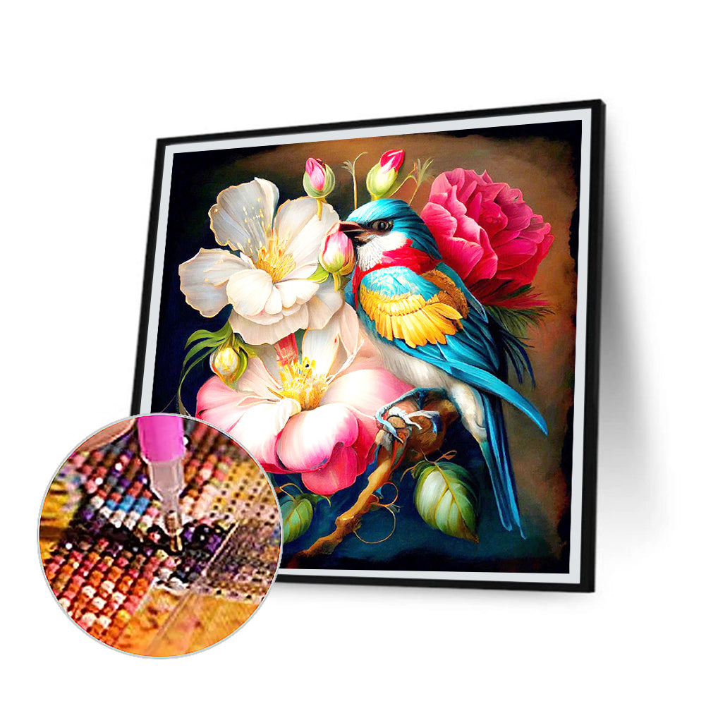 Birdsong - Full Round Drill Diamond Painting 40*40CM