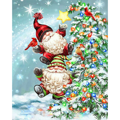 Christmas Gnome - Full Square Drill Diamond Painting 30*40CM