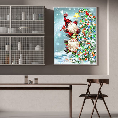 Christmas Gnome - Full Square Drill Diamond Painting 30*40CM