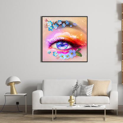 Charming Eyes - Full Round Drill Diamond Painting 30*30CM