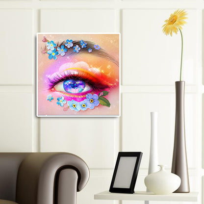 Charming Eyes - Full Round Drill Diamond Painting 30*30CM