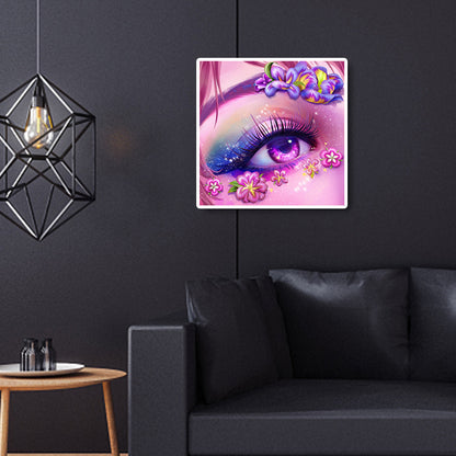 Charming Eyes - Full Round Drill Diamond Painting 30*30CM