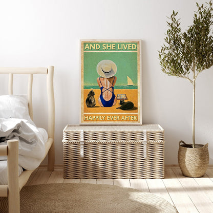 Beach Girl - Full Round Drill Diamond Painting 30*40CM