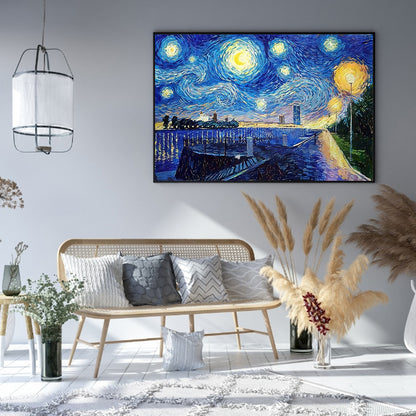 Van Gogh Starry Sky - Full Round Drill Diamond Painting 40*30CM