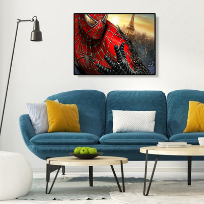 Spiderman - Full Round Drill Diamond Painting 45*30CM