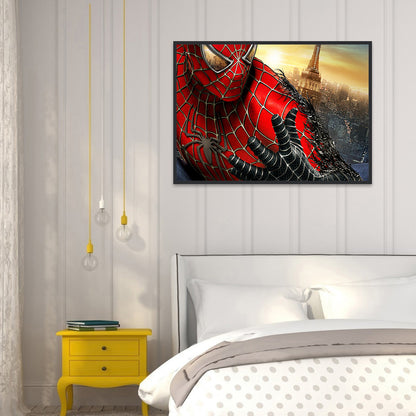 Spiderman - Full Round Drill Diamond Painting 45*30CM