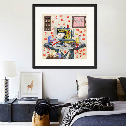 Sewing Machine - Special Shaped Drill Diamond Painting 30*30CM