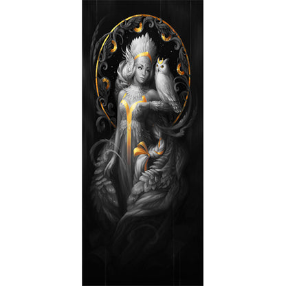 Luna Owl - Full Round Drill Diamond Painting 30*70CM