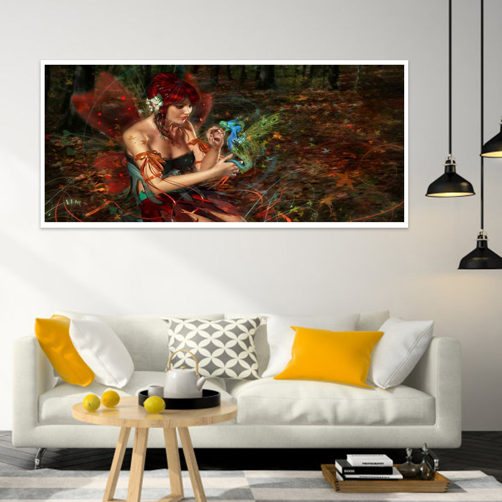 Fairy Girl - Full Round Drill Diamond Painting 50*30CM