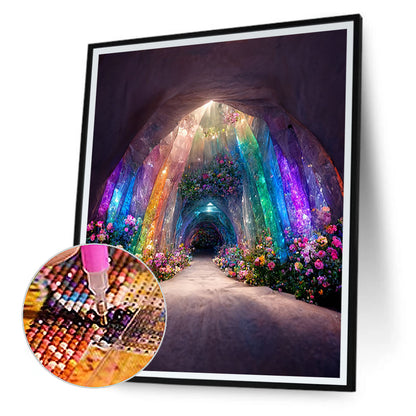 Blossom Rainbow Cave - Full Round Drill Diamond Painting 40*50CM